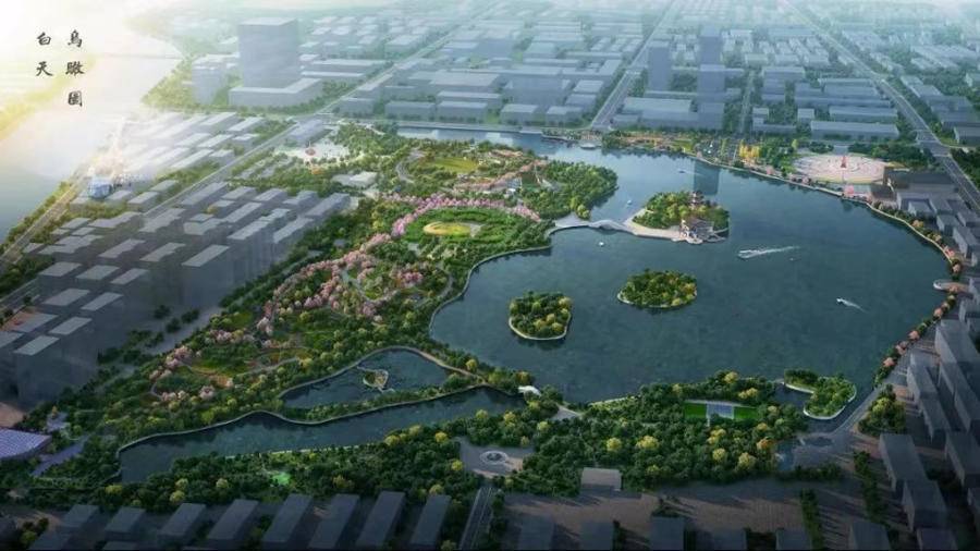 萊西月湖公園改造工程 注入新活水，“扮靚”城市風景線，東區預計下月開放